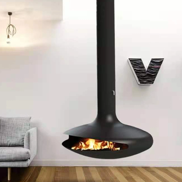 Hotel Restaurant Indoor Decorative Hanging Fireplace