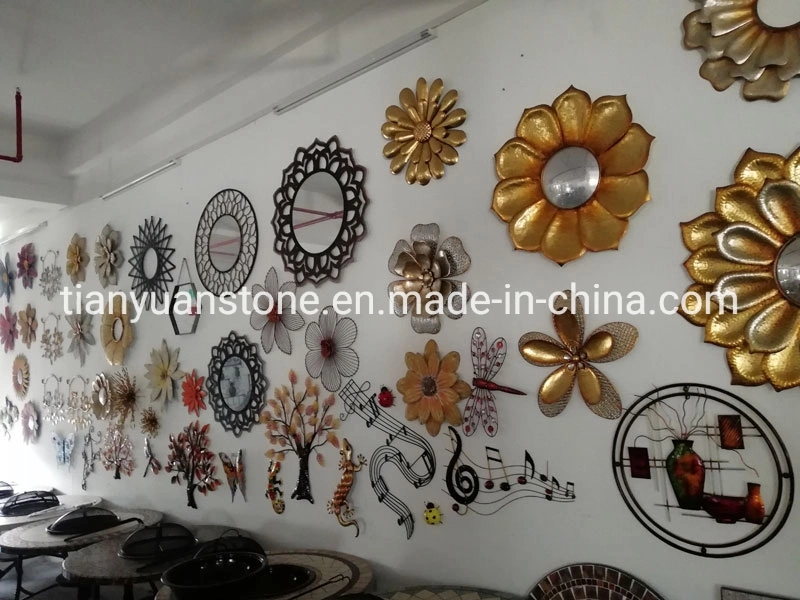 Handmade Wall Hanging Metal Flower Craft for Home Decoration