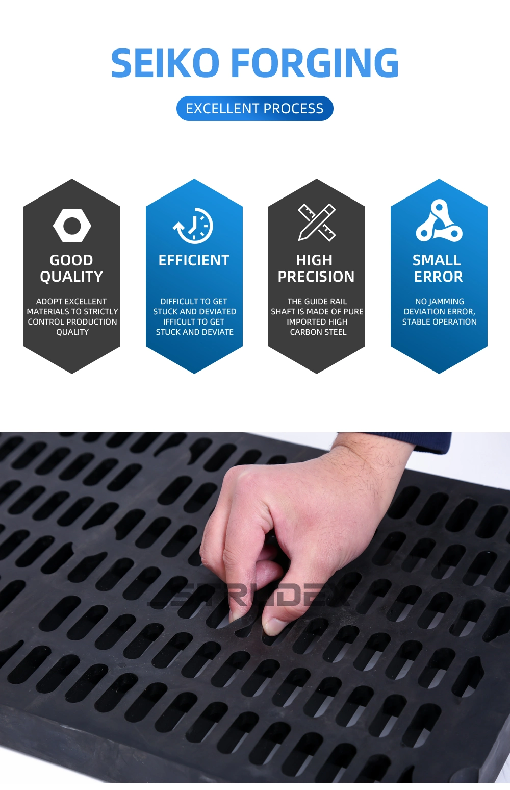 Mineral Rubber/Polyurethane Screen Panels for Primary Screening