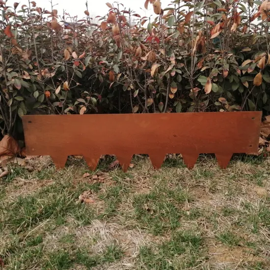 Prezzo del bordo del giardino in metallo degli anelli per alberi/fioriere in acciaio corten